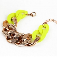 Náramok Masív - Neónovožltý