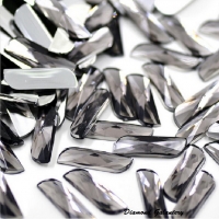 Ozdobné kamienky 6 x 20 mm - Šedé