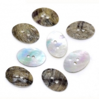 Kamenné perleťové gombíky 17 x 12 mm