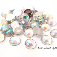 Ozdobné kamienky 18 mm - AB Crystal
