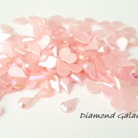 Ozdobné kamienky 5 x 8 mm - Ružové perleťové