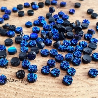 Ozdobné kamienky 6 mm - Drsné - Modré