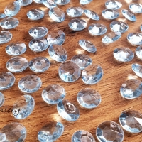 Diamantové konfety - balenie 100 kusov - Modré belasé