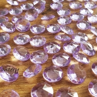 Diamantové konfety - balenie 100 kusov - Fialkové
