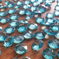 Diamantové konfety - balenie 100 kusov - Tyrkys
