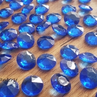 Diamantové konfety - balenie 100 kusov - Kráľovská modrá