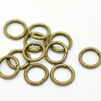 Spojovacie krúžky 8 mm - bronzové - balenie 10 kusov