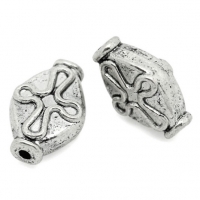 Korálka kovová 12 x 8 mm