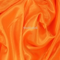 Saténová podšívka oranžová