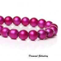 Korálka 8 mm - fuchsia