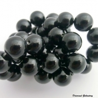 Ónyxové korálky čierne lesklé 12 mm