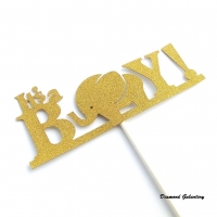 Ozdobný nápis - Its a Boy - jednostranný