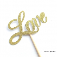 Ozdobný nápis - Love - jednostranný