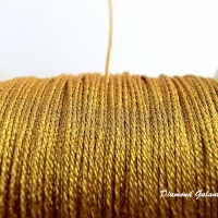 Šnúrka - 0,8 mm - zlatá