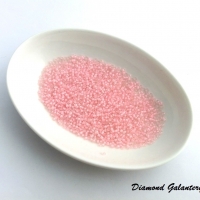 Korálky 2 mm - Ružovkasté - 30 g