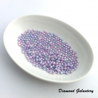 Perličky 4 mm - Melírové ružovo fialové