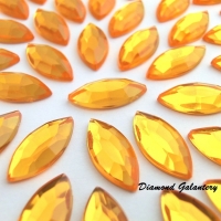 Ozdobné kamienky 7 x 15 mm Topaz