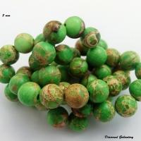 Jaspisové korálky 8 mm - zelené