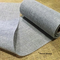 Ozdobná tkaná stuha 200 mm - šedá