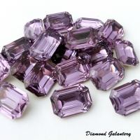 Ozdobné kamienky 13 x 18 mm - Fialkové