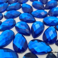 Ozdobné kamienky 8 x 13 mm - Kráľovská Modrá