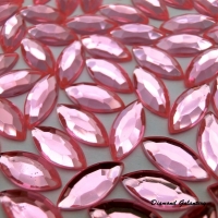 Ozdobné kamienky 7 x 15 mm - Ružové