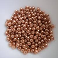 Perličky 6 mm - Zlatohnedé