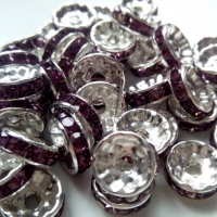 Rondelka so štrasom 10 mm