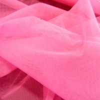 Tyl hrubý 1 mm neónová ružová