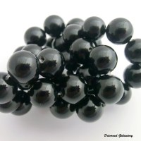 Ónyxové korálky čierne lesklé 10 mm