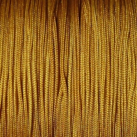 Shamballa šnúrka nylonová 1 mm - zlatá