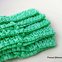 Elastická čelenka 40 mm - mäta