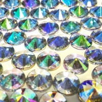 Ozdobné kamienky 10 mm - AB crystal