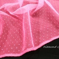 Tyl guličky ružové - cena za 10 centimetrov