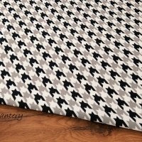 Bavlna režná - Čierno šedá - cena za 10 cm