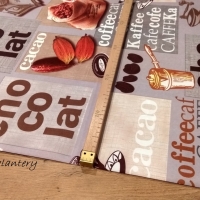 Dekoračná látka - Chocholat - cena za 10 centimetrov