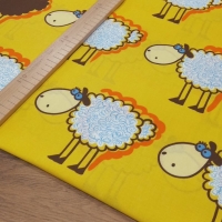 Bavlnená látka - Ovečky - cena za 10 centimetrov