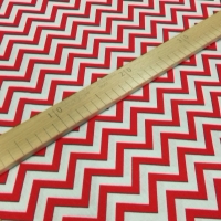 Bavlnená látka - Vzory červené - cena za 10 centimetrov