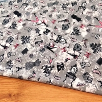 Úplet - Digitálna potlač - Chick - cena za 10 centimetrov