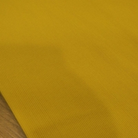 Patent rebrovaný - horčicový š: 126 cm - cena za 10 centimetrov