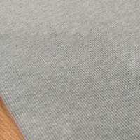 Patent rebrovaný - Šedý - š: 122 cm - cena za 10 centimetrov