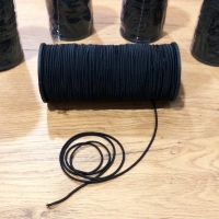 Guma - 2 mm - Čierna klobúková
