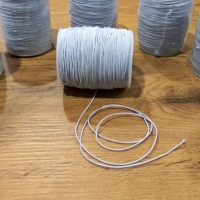 Guma - 1 mm - Biela klobúková - 100 m - balenie