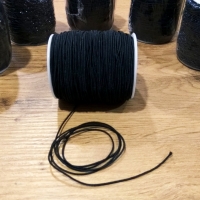 Guma - 1 mm - Čierna klobúková