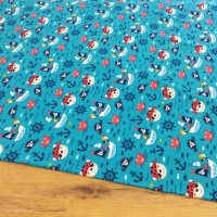 Úplet - Macko pirát - cena za 10 cm