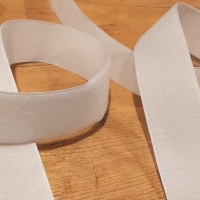 Suchý zips 50 mm - Biely