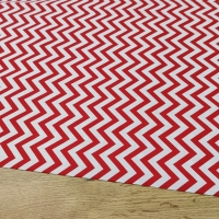 Bavlnená látka - Vzor červený - cena za 10 centimetrov