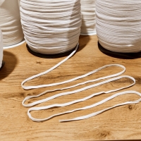 Guma 5 mm – Ploská - Biela III - Balenie 500 metrov
