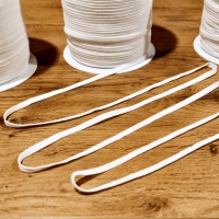 Guma 6 mm – Ploská - Biela III - Balenie 200 metrov