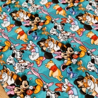 Teplákovina - Rozprávkoví hrdinovia - cena za 10 centimetrov